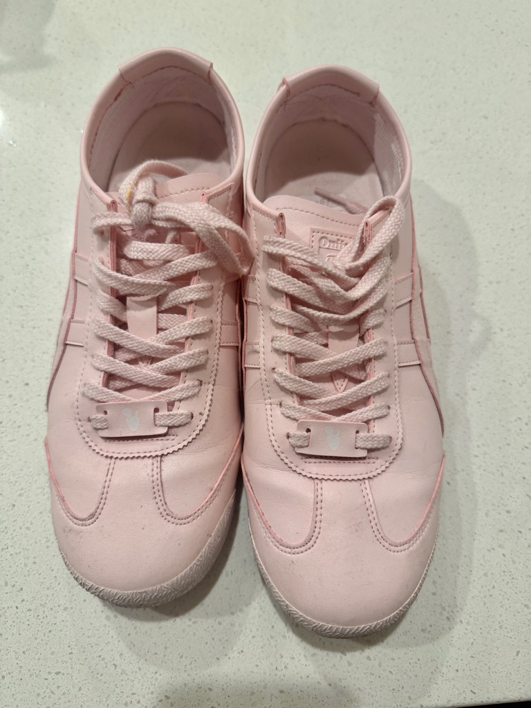 Women's Pink Casual Lace-Up Sneakers